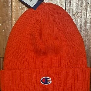 Champion Ribbed Knit Beanie Cap CS4003-410 Orange